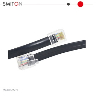 <span class=keywords><strong>Cable</strong></span> telefónico RJ12 de 1m 1.5m, <span class=keywords><strong>cable</strong></span> de puente telefónico 6P6C, <span class=keywords><strong>cable</strong></span> telefónico RJ12 de 6 conductores 6P6C - Product Image 4