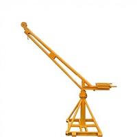 Mini-grue électrique portable avec rotation à 360° et câble anti-rotation pour les tâches de levage sur chantier