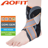 Attelle de cheville tactique AOFIT en néoprène - Compression élevée, design unisexe pour la prévention des blessures sportives et la rééducation