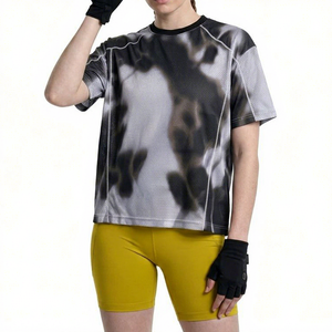 Men's Plus Size Short Sleeve O-Neck <b>T</b>-<b>Shirt</b> Knitted Tie Dye <b>Camouflage</b> Pattern Quick Dry Casual Wear - Product Image 5