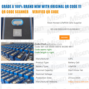 แบตเตอรี่ลิเธียมไอออนแบบแท่งรีชาร์จได้ Prismatic Catl 3.7v 127.5ah 139ah 116ah 117ah Li-Ion Nmc สำหรับขายส่ง - Product Image 4