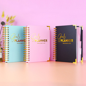 Agenda de Lujo Personalizada con Logotipo Estampado, A5, Espiral, Sin Fecha, Planificador Semanal de Bienestar, Diario de Entrenamiento, Cuaderno de Notas - Product Image 3