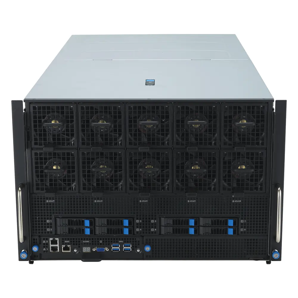 AS US ESC N8-E11 Intel Xeon 8462Y 7.68T SSD DC HGX H800-8GPUラックサーバー