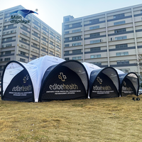 Carpa Inflable Resistente y Plegable, Domo Arqueado, Tamaño Personalizado, Carpa Inflable Hermética para Uso en Promociones de Agencias de Marketing