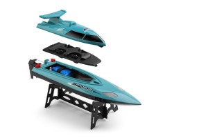 <span class=keywords><strong>Barco</strong></span> de Control Remoto Eléctrico de Alta Velocidad Lehoo Toys, 2.4 GHz, 21 km/h, Modelo de <span class=keywords><strong>Barco</strong></span> de Carreras RC a Prueba de Agua con Baterías Li-po - Product Image 6