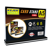 Support de menu KEJEA, porte-cartes, présentoir publicitaire, support de table double face A4 A5 pour bureau ou école