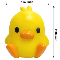 Lampe de nuit LED en forme de canard mignon, alimentée par USB, design moderne, ornement de bureau, veilleuse pour chambre à coucher, chevet, sommeil