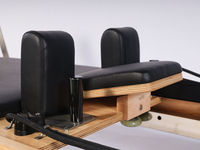 Equipo de Pilates Studio, Reformer de Pilates de Madera de Roble, Cama de Pilates, Máquina de Pilates de Madera, Reformer de Pilates de Madera de Roble