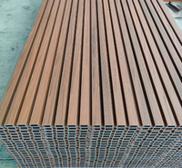 Valla de Pared Moderna para Exteriores de WPC de Segunda Generación, Coextruida, Impermeable, Resistente a la Corrosión, Resistente a los Rayos UV, Ignífuga, Comercial