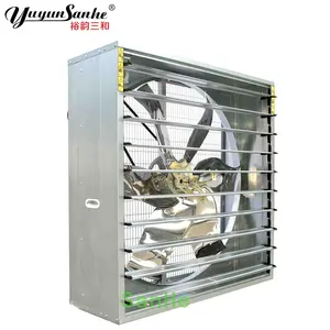 Pale montate a parete in acciaio inox avicolo azienda agricola aria ventola di scarico 220V/380V AC OEM sistema di ventilazione serra - Product Image 1