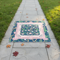 Tapis de jeu pliable en néoprène pour Mahjong, Poker, Dominos, surface de jeu silencieuse, housse de table de jeu portable
