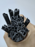Joint d'étanchéité en caoutchouc EPDM extrudé sur mesure pour l'industrie OEM, profil spécial résistant à l'usure, noir