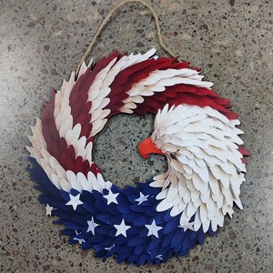 Lẻ Một Ngày Độc Lập Cờ Mỹ bằng gỗ năm cánh sao hói Đại Bàng Vô Danh ông già in kỹ thuật số cửa treo - Product Image 3