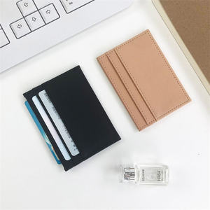 LOGO personalizzato Ultra-sottile Mini <span class=keywords><strong>Piccolo</strong></span> Sacchetto di Carta di Cuoio DELL'UNITÀ di ELABORAZIONE di trasporto del Regalo Degli Uomini E Delle Donne del Supporto di Carta Del Raccoglitore - Product Image 4