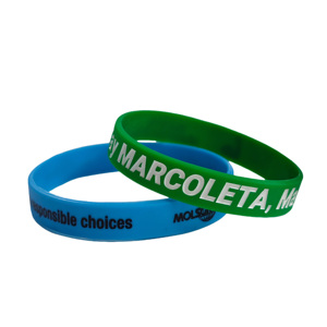 Pulseras de Silicona Personalizadas con Texto Grabado, Brazaletes de Goma para Motivación, Recuerdos de Fiesta, Recaudación de Fondos, Cumpleaños - Product Image 3