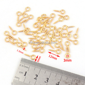 <span class=keywords><strong>Mini</strong></span> Eye pins móc khoen vít Threaded móc móc cho hộp đồ trang sức - Product Image 2