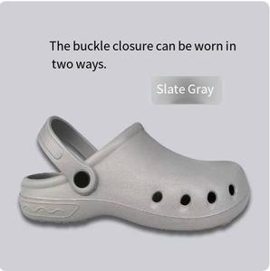 Sandali da Ospedale Antiscivolo per Uomo e Donna, Pantofole Mediche, Zoccoli da <span class=keywords><strong>Lavoro</strong></span> Invernali in EVA per Cucina, Chef, Sala Operatoria - Product Image 5