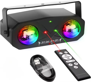 Proyector de Luz LED para Fiestas, Bola de Discoteca, Activación por Sonido, RGB Multicolor, Efectos de Estrellas Oceánicas, Compatible con Hogar Inteligente - Product Image 3