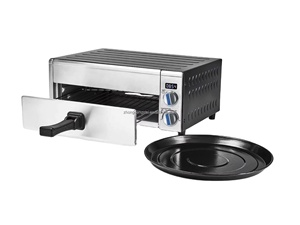 Countertop Handle Removable Indoor Pizza <b>Oven</b> for Kitchen Electric Pizza Pan Multi Cooker 1450W Pizza <b>Oven</b> 30mins <b>Timer</b> - Product Image 2