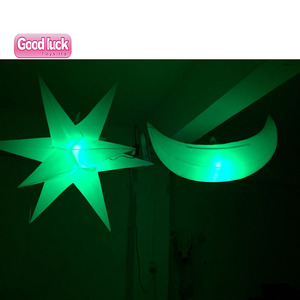 Ramadan Ballon gonflable décoratif LED étoile et lune avec éclairage LED festif d'agneau pour les célébrations - Product Image 1