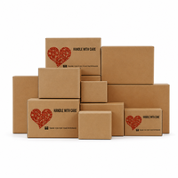 Fabricant de boîtes d'emballage en carton en vrac, fourniture directe, papier kraft, logo imprimé, service de taille personnalisée, commande d'échantillon de carton