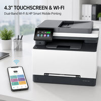 Imprimante multifonction laser couleur HP 3388fdw tout-en-un A4 sans fil avec impression recto-verso, copie, numérisation et fax pour la maison et le bureau