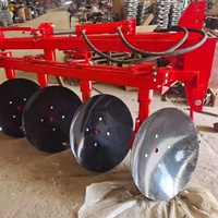 Arado de 3 discos montado en tractor Arado de discos de viga redonda