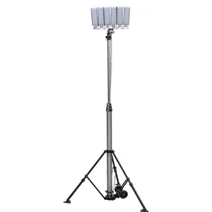 Potente torre faro elettrica torre di illuminazione portatile industriale da 1008 watt - Product Image 1