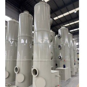 Système d'épurateur humide en PP résistant aux alcalis acides Élimination des gaz à moteur avec composant de moteur central - Product Image 3