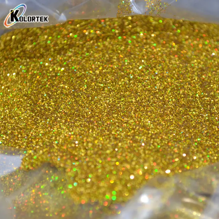 Holografik mikro güzel Glitter boya katkı maddesi renkleri emülsiyon/akrilik su bazlı boya katkı maddesi Glitters