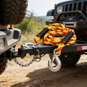 <span class=keywords><strong>Remorquage</strong></span> d'urgence pour voitures et SUV, récupération rapide, cordes de <span class=keywords><strong>remorquage</strong></span> torsadées en plastique PP/PE avec crochet - Product Image 6