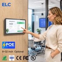 Tableta para Sala de Reuniones POE con Pantalla Táctil de 10 Puntos, API Abierta, Compatible con Varias Software de Programación de Reuniones