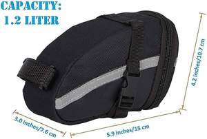 Usine étanche 1.2L capacité montagne route vélo selle queue sac vélo sous siège Pack pour cyclisme Roadbike outils sac - Product Image 6