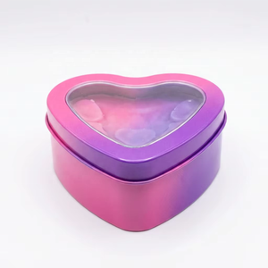 กล่องโ<span class=keywords><strong>ล</strong></span>หะรูปหัวใจ พิมพ์ลายตามสั่ง เกรดอาหาร ขายส่ง สำหรับของชำร่วยงานแต่งงา<span class=keywords><strong>น</strong></span> ของข<span class=keywords><strong>วั</strong></span>ญ ขนม - Product Image 5