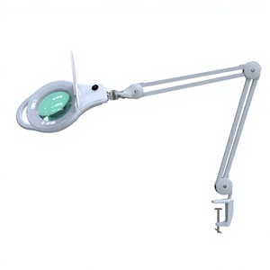 9W Professional LED Desk Lamp 3X 5X Magnification Magnifying <b>Light</b> with <b>Clamp</b> Mount for Workbench - Product Image 1