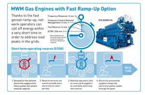 Gás seguro do gerador do gás natural posto pelo motor TCG 2032 5mva 10mw 20mw de MWM - Product Image 5