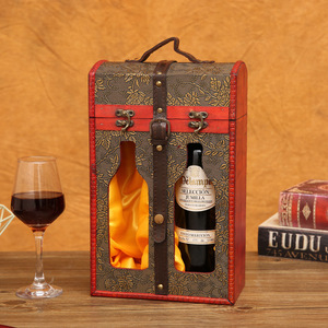 Caja de Vino Vintage de Madera Mystic Arts, Caja de Almacenamiento Portátil para el Hogar, Restaurante, Regalo, Colección - Product Image 3