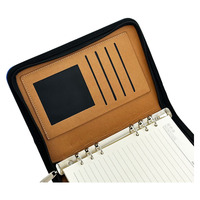 Vente en gros A5 en cuir PU carnet personnalisé logo imprimé planificateur porte-stylo bureau affaires cadeau Journal tissu PP couverture matériel