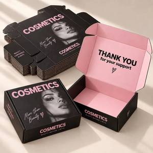 Custom Printing Rigid Pink Product Packaging Corrugated Gift Wrap Shipping Paper <b>Boxes</b> - Product Image 1