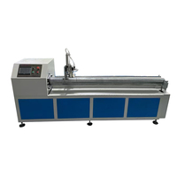 Máquina automática de corte de tubos de cartón de 6 pulgadas, cortadora de tubos de papel de acero con eje intercambiable de 3 pulgadas, tipo 2000, descarga automática