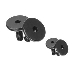 Tornillo de <span class=keywords><strong>Motor</strong></span> de cabeza grande personalizado, tornillos pequeños de cabeza grande de acero inoxidable, pieza de coche de juguete RC endurecida en negro - Product Image 1