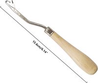 Set di aghi a maglia ad uncinetto premium con chiusura a gancio per fissaggio parrucche, extension, trecce africane e dreadlock