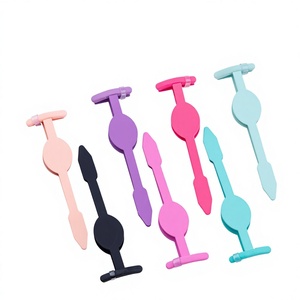 Pinzas para pestañas de acero inoxidable con punta redondeada de 10 mm de longitud para principiantes en maquillaje - Product Image 4