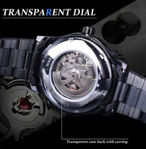 Montres automatiques mécaniques WINNER 312 <span class=keywords><strong>pour</strong></span> hommes, bracelet en acier inoxydable, affichage de la date, <span class=keywords><strong>montre</strong></span>-bracelet OEM - Product Image 6