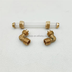 유압 예비 부품 오일 레벨 게이지 203-60-31160 팔꿈치 203-60-31100 PC150-5 PC200-8 PC300-8 굴삭기 오일 탱크 게이지 - Product Image 2