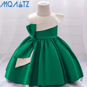 MQATZ New Fashion Children Clothes Soft Yarn Flower Girl Baby Girl Party Wear Dress