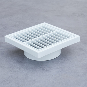 Hefengxing Louvered Vent Cover ABS Matte Single Layer Screw Fixing Circular Air Vent For Bathroom Kitchen Exhaust - Product Image 3