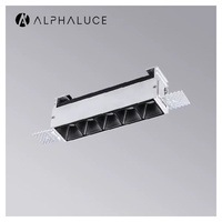Projecteur linéaire puissant sans vis, réglable, pour exposition, à montage en saillie sur plafond, fabriqué en Chine