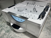 Bak Mandi Whirlpool Akrilik Terlaris dengan TV untuk Dua Orang