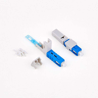 Conector Rápido de Fibra Óptica, Conector Frío Integrado de Montaje en Campo para Cable de Bajada, para Instalación de Redes FTTH
